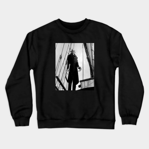 Nosferatu ahoy sailor classic vampire horror shirt Crewneck Sweatshirt by SOpunk